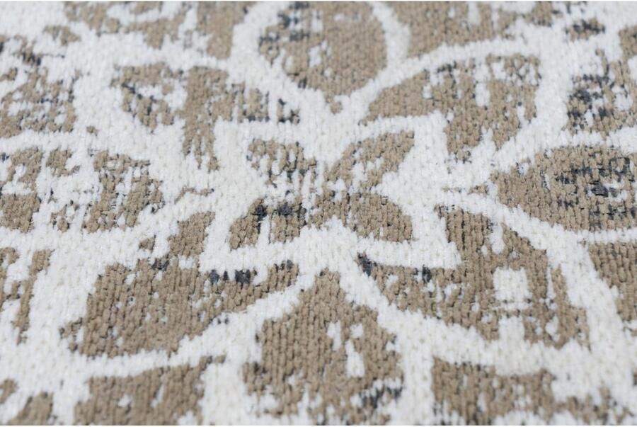 Kayoom Vloerkleed River 160 Jacquard retro- en vintage-ontwerp katoen achterkant - Foto 3