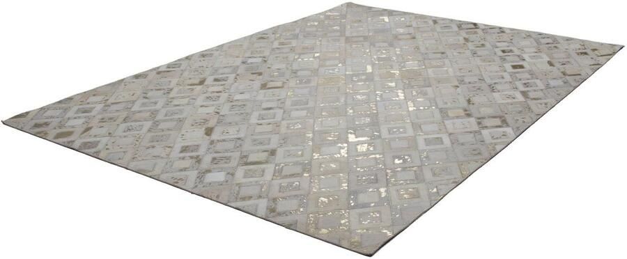 Kayoom Beige Grijs vloerkleed 80x150 cm A-symmetrisch patroon Geruit Modern - Foto 5