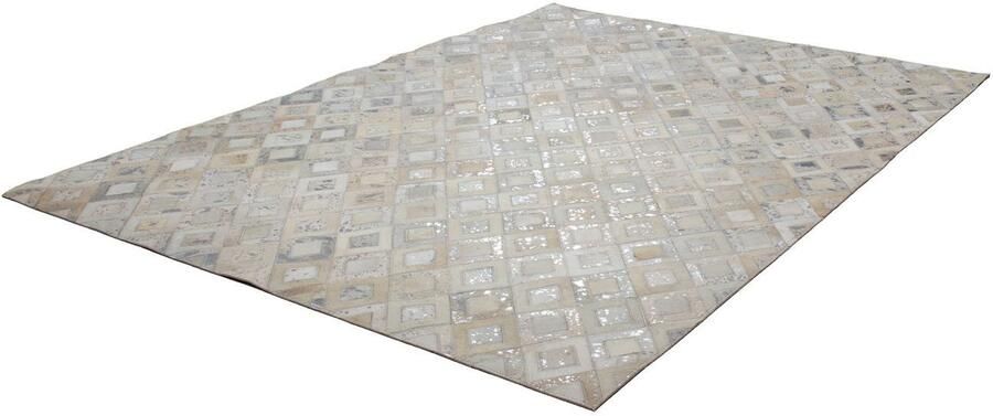 Kayoom Creme Grijs vloerkleed 80x150 cm A-symmetrisch patroon Geruit Modern - Foto 5