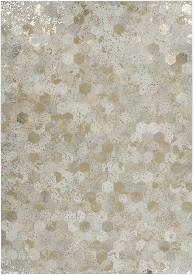 Kayoom Vloerkleed Spark 210 100% leer uniek pluisvrij geschikt voor allergieën & vloerverwarming - Foto 2