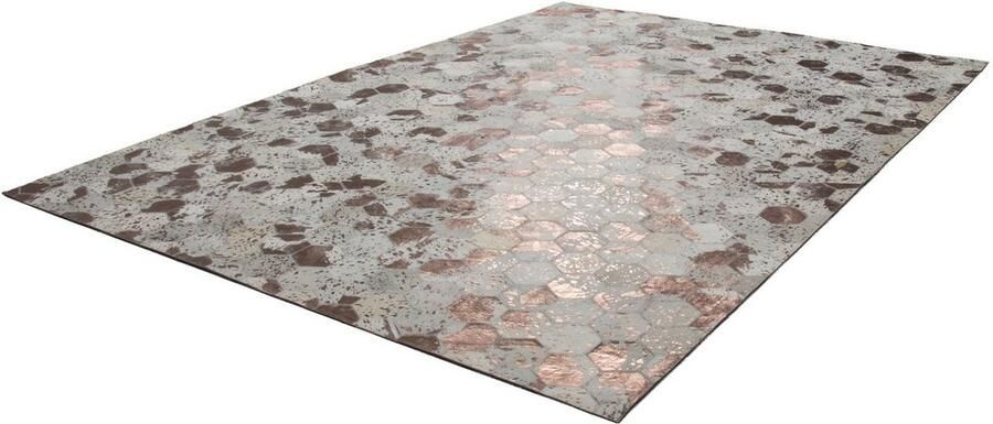 Kayoom Vloerkleed Spark 210 100% leer uniek pluisvrij geschikt voor allergieën & vloerverwarming - Foto 4