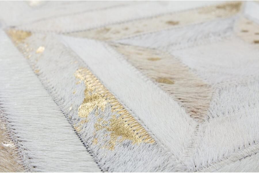 Kayoom Vloerkleed Spark 410 100% leer uniek pluisvrij geschikt voor allergieën & vloerverwarming - Foto 3