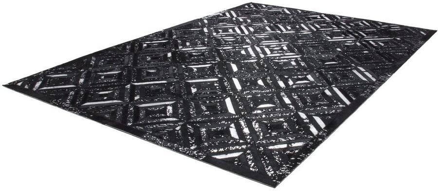 Kayoom Vloerkleed Spark 410 100% leer uniek pluisvrij geschikt voor allergieën & vloerverwarming - Foto 4