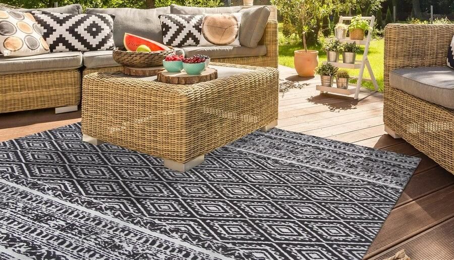 Kayoom Vloerkleed Sunny 110 Bijzonder onderhoudsvriendelijk. Geschikt voor binnen- en buitengebruik. - Foto 5