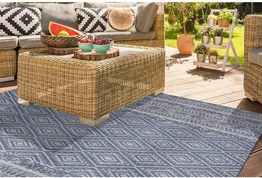 Kayoom Vloerkleed Sunny 110 Bijzonder onderhoudsvriendelijk. Geschikt voor binnen- en buitengebruik. - Foto 2