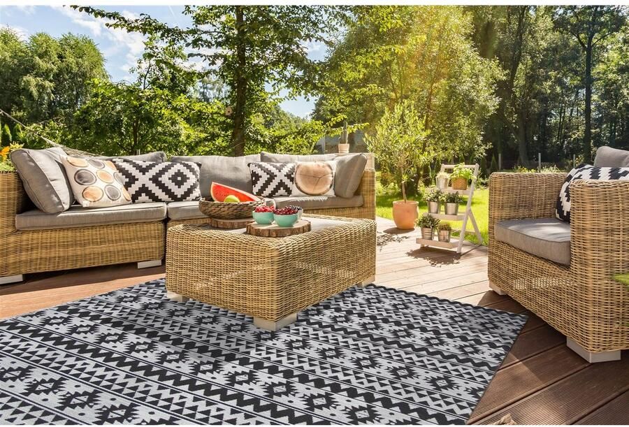 Kayoom Vloerkleed Sunny 210 Bijzonder onderhoudsvriendelijk. Geschikt voor binnen- en buitengebruik. - Foto 2