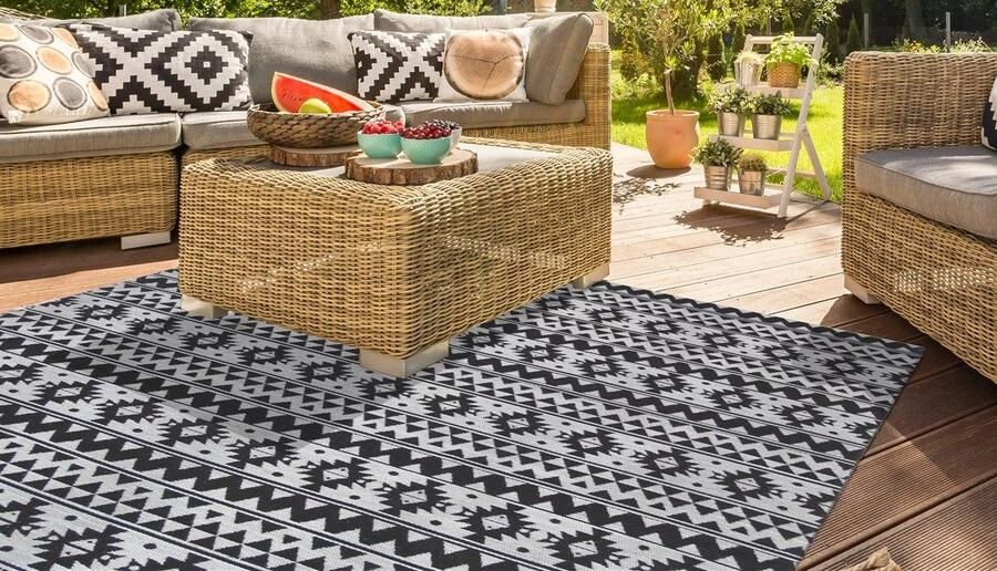 Kayoom Vloerkleed Sunny 210 Bijzonder onderhoudsvriendelijk. Geschikt voor binnen- en buitengebruik. - Foto 3