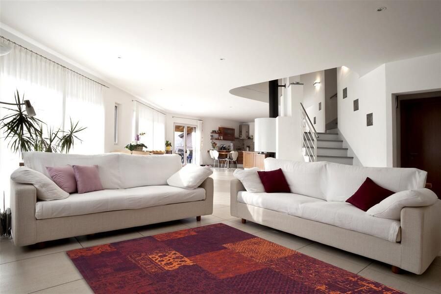 Kayoom Vloerkleed Symphony 160 Platweefsel puur katoen woonkamer - Foto 5