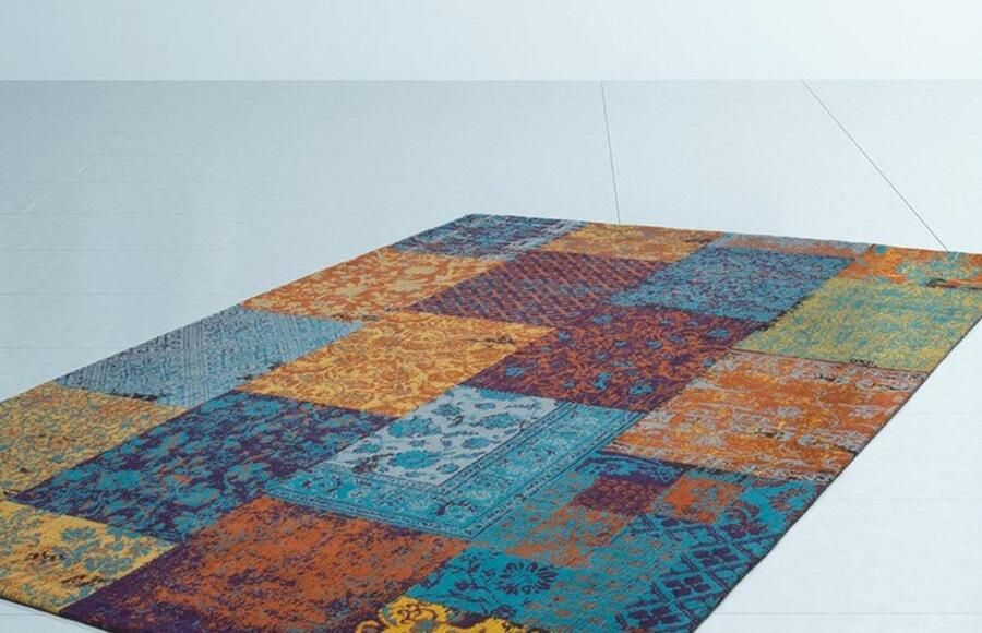 Kayoom Vloerkleed Symphony 160 Platweefsel puur katoen woonkamer - Foto 4