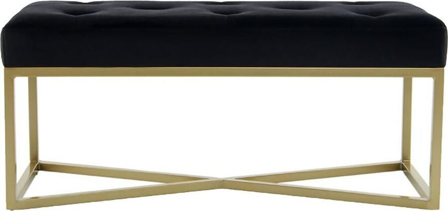 Kayoom Zitbank Diaz 125 Elegante uitstraling door goudkleurig frame biedt meerdere zitplaatsen (1 stuk) - Foto 6