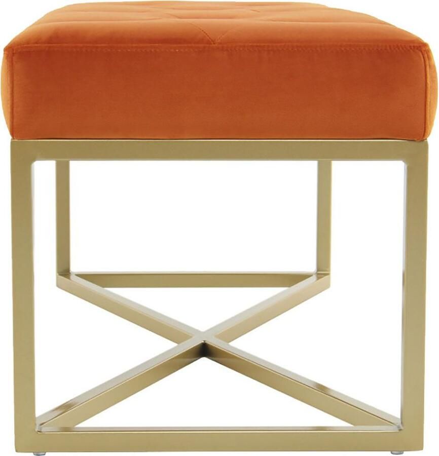 Kayoom Zitbank Diaz 125 Elegante uitstraling door goudkleurig frame biedt meerdere zitplaatsen (1 stuk) - Foto 7