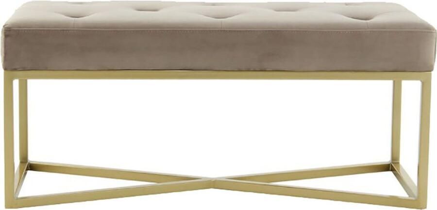 Kayoom Zitbank Diaz 125 Elegante uitstraling door goudkleurig frame biedt meerdere zitplaatsen (1 stuk) - Foto 6