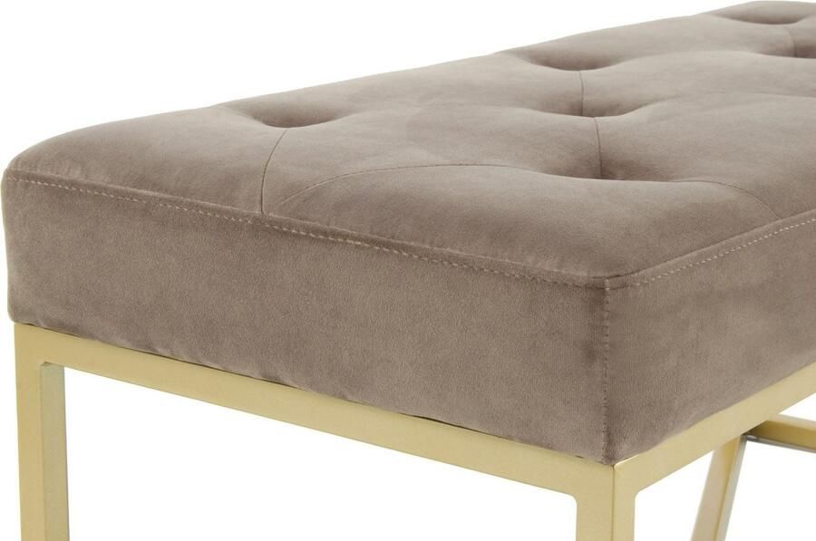 Kayoom Zitbank Diaz 125 Elegante uitstraling door goudkleurig frame biedt meerdere zitplaatsen (1 stuk) - Foto 5