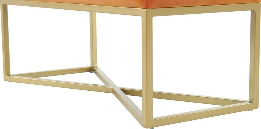 Kayoom Zitbank Diaz 125 Elegante uitstraling door goudkleurig frame biedt meerdere zitplaatsen (1 stuk) - Foto 5