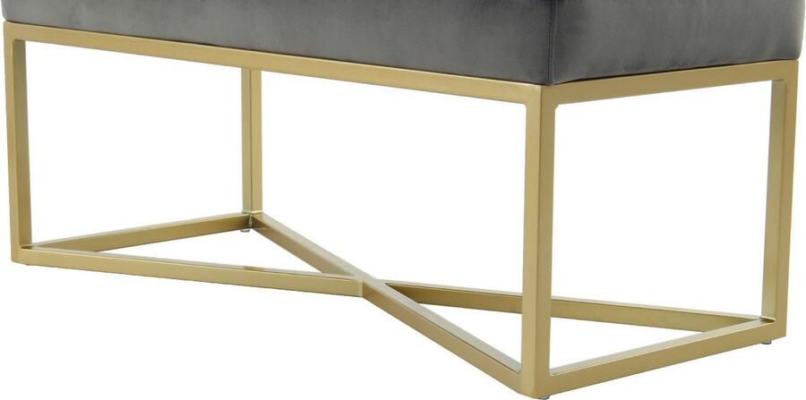 Kayoom Zitbank Diaz 125 Elegante uitstraling door goudkleurig frame biedt meerdere zitplaatsen (1 stuk) - Foto 5