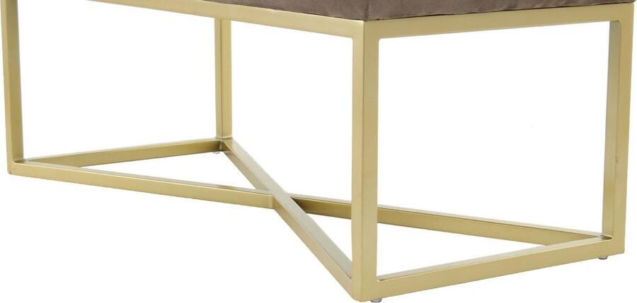 Kayoom Zitbank Diaz 125 Elegante uitstraling door goudkleurig frame biedt meerdere zitplaatsen (1 stuk) - Foto 7