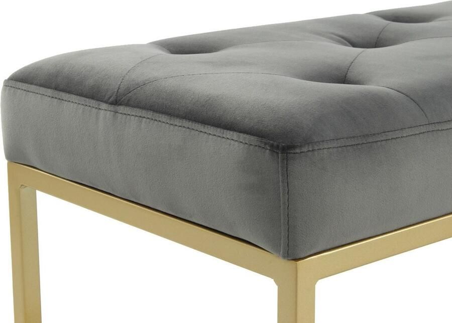 Kayoom Zitbank Diaz 125 Elegante uitstraling door goudkleurig frame biedt meerdere zitplaatsen (1 stuk) - Foto 2