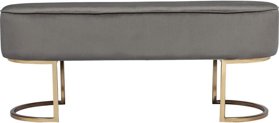 Kayoom Zitbank Pera 225 elegante uitstraling door goudkleurige frame comfortabele bekleding (1 stuk) - Foto 6