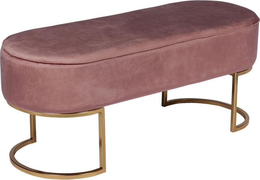 Kayoom Zitbank Pera 225 elegante uitstraling door goudkleurige frame comfortabele bekleding (1 stuk) - Foto 4