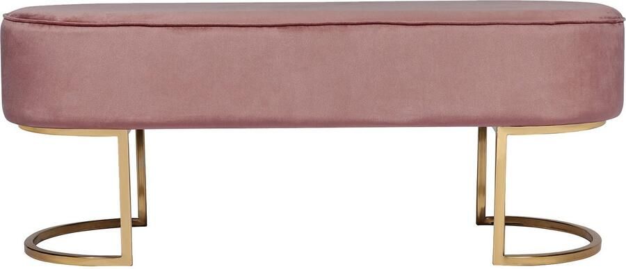 Kayoom Zitbank Pera 225 elegante uitstraling door goudkleurige frame comfortabele bekleding (1 stuk) - Foto 7