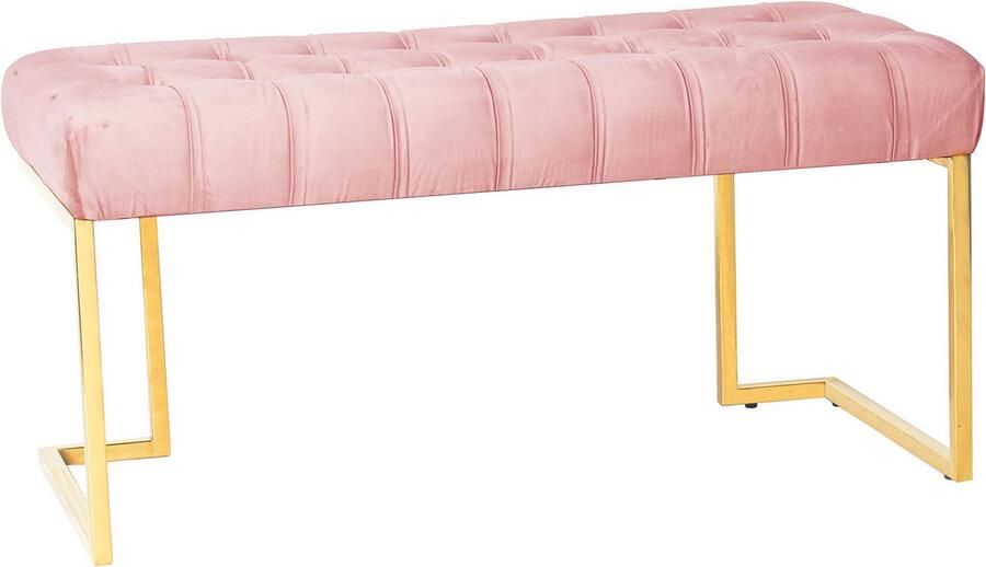 Kayoom Zitbank Rare 225 elegante uitstraling door goudkleurige frame fluwelen zacht gestikt met decoratieve knopen gezellig chique kussen (1 stuk) - Foto 6