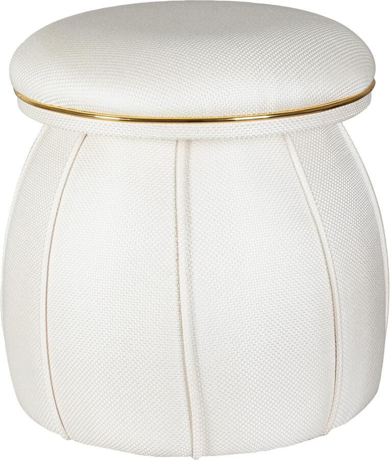 Kayoom Zithocker Kruk Corin extravagante vorm stijlvolle kleuren elegant gestikt voet (1 stuk) - Foto 4