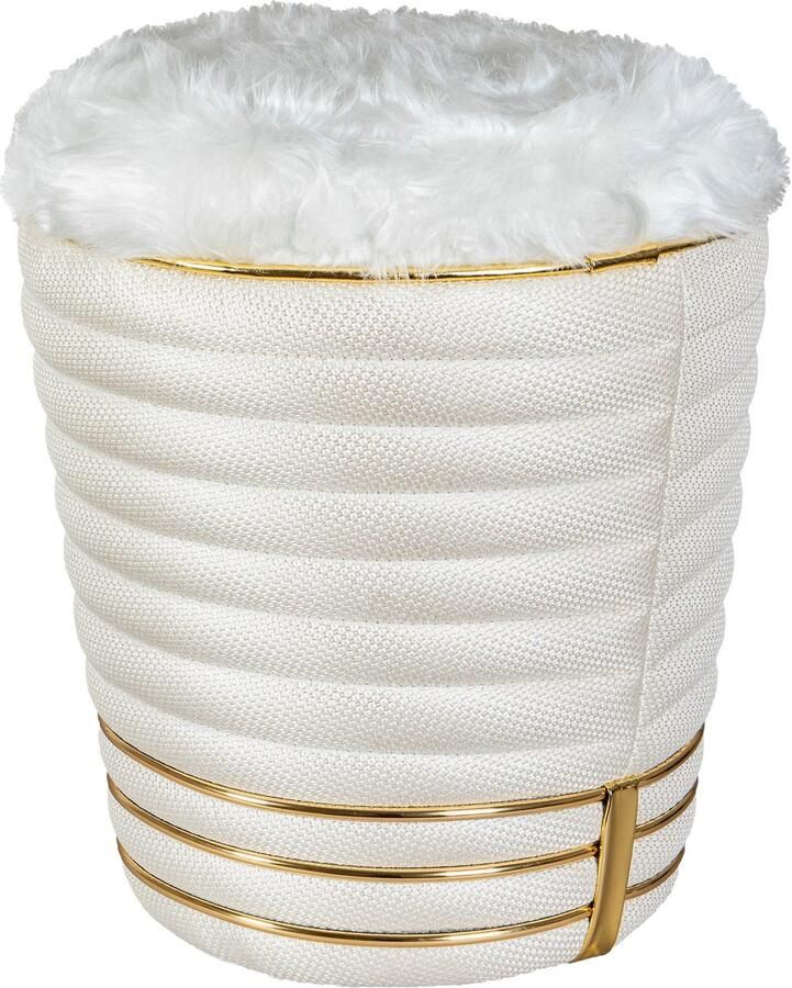 Kayoom Zithocker Kruk Doric trendy look esthetische kleurstelling mooie stiksels comfortabel hoogwaardig onderhoudsvriendelijk hoogwaardige materialen (1 stuk) - Foto 5