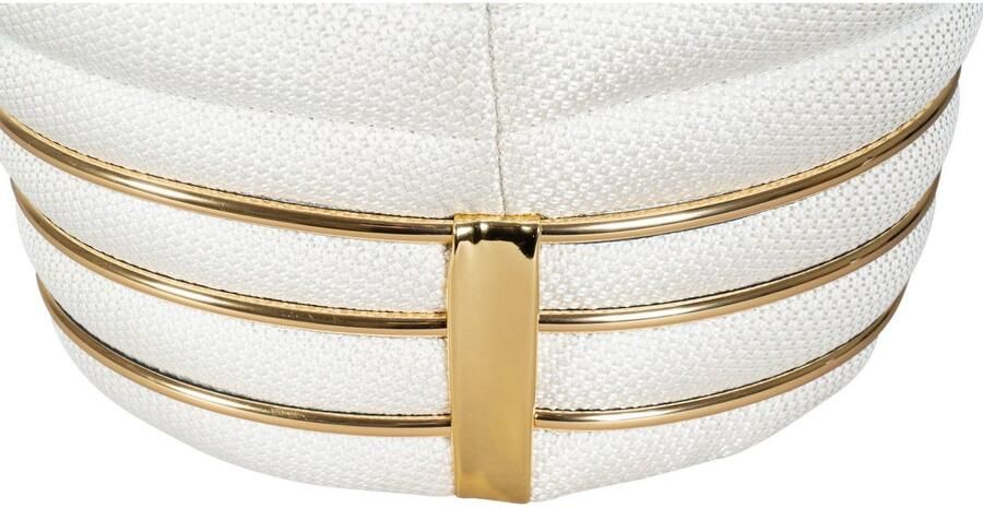 Kayoom Zithocker Kruk Doric trendy look esthetische kleurstelling mooie stiksels comfortabel hoogwaardig onderhoudsvriendelijk hoogwaardige materialen (1 stuk) - Foto 4