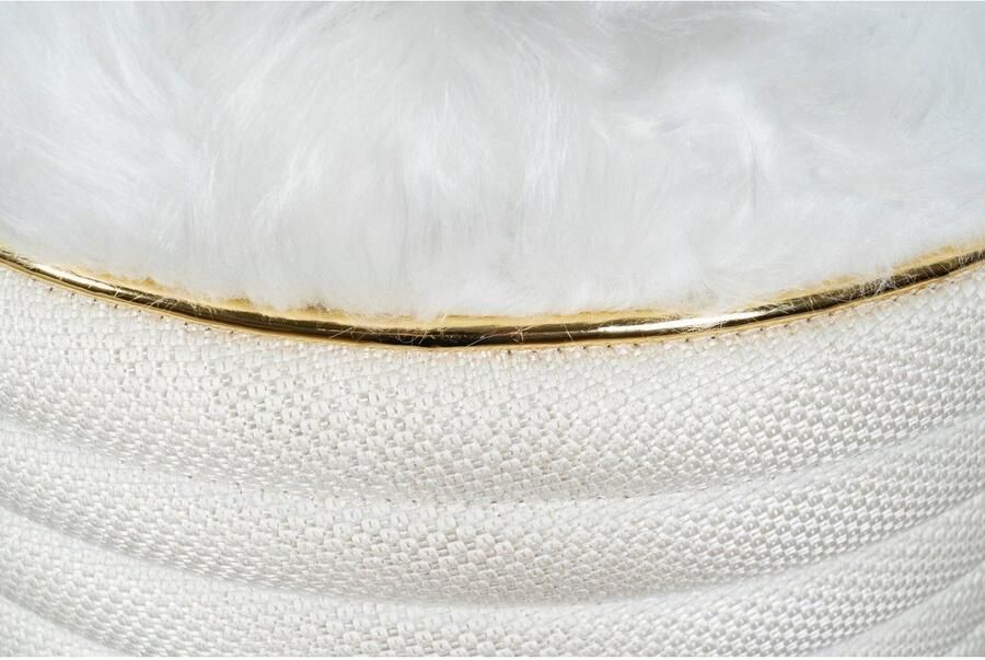 Kayoom Zithocker Kruk Doric trendy look esthetische kleurstelling mooie stiksels comfortabel hoogwaardig onderhoudsvriendelijk hoogwaardige materialen (1 stuk) - Foto 2