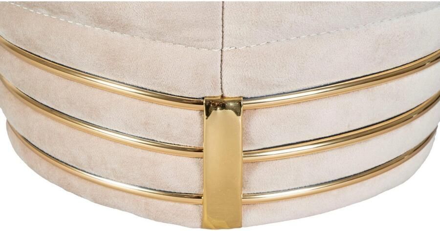 Kayoom Zithocker Kruk Doric trendy look esthetische kleurstelling mooie stiksels comfortabel hoogwaardig onderhoudsvriendelijk hoogwaardige materialen (1 stuk) - Foto 5