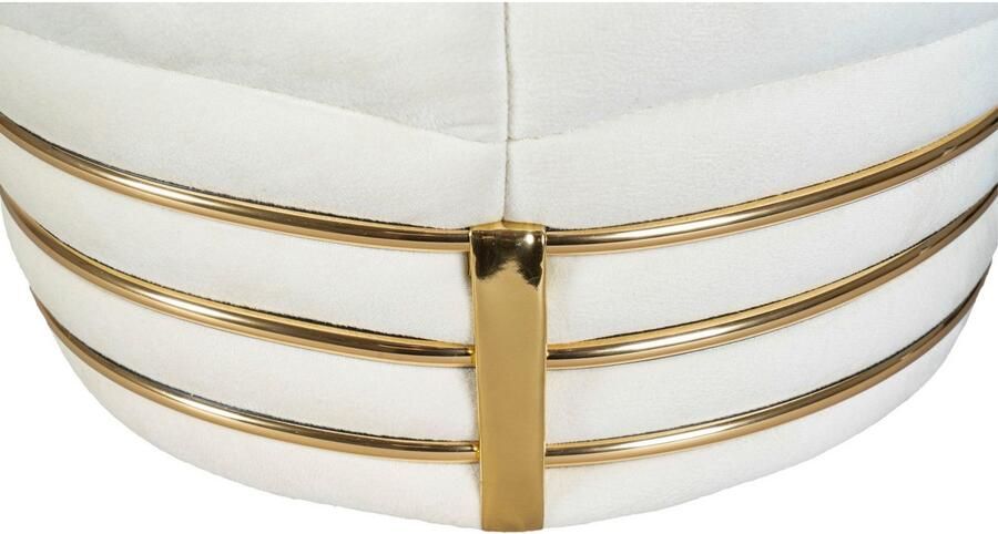 Kayoom Zithocker Kruk Doric trendy look esthetische kleurstelling mooie stiksels comfortabel hoogwaardig onderhoudsvriendelijk hoogwaardige materialen (1 stuk) - Foto 5