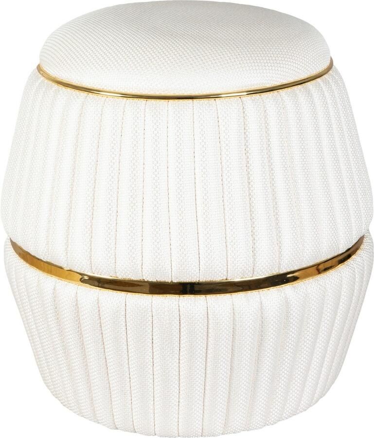 Kayoom Zithocker Kruk Doric trendy look esthetische kleurstelling mooie stiksels comfortabel hoogwaardig onderhoudsvriendelijk in veel ruimtes thuis (1 stuk) - Foto 6