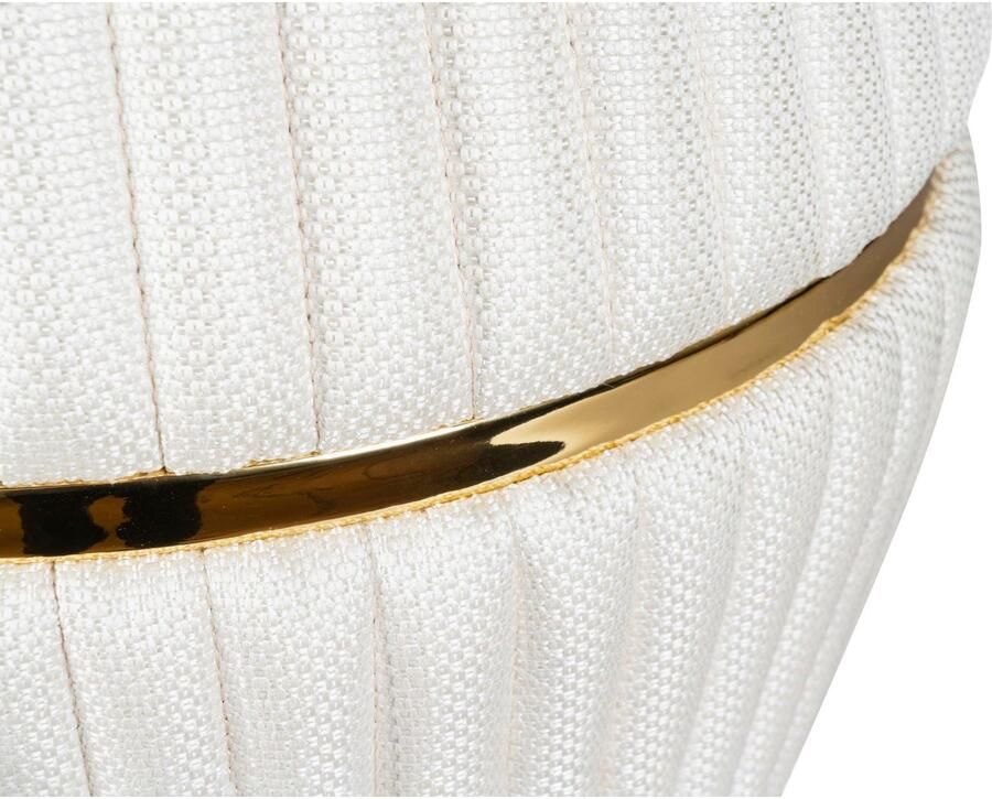 Kayoom Zithocker Kruk Doric trendy look esthetische kleurstelling mooie stiksels comfortabel hoogwaardig onderhoudsvriendelijk in veel ruimtes thuis (1 stuk) - Foto 3