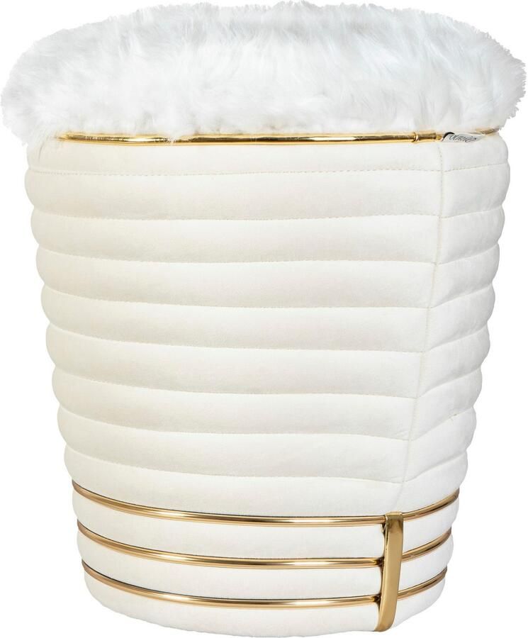 Kayoom Zithocker Kruk Doric trendy look esthetische kleurstelling mooie stiksels comfortabel hoogwaardig onderhoudsvriendelijk hoogwaardige materialen (1 stuk) - Foto 2