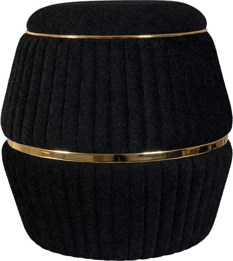 Kayoom Zithocker Kruk Doric trendy look esthetische kleurstelling mooie stiksels comfortabel hoogwaardig onderhoudsvriendelijk in veel ruimtes thuis (1 stuk) - Foto 2