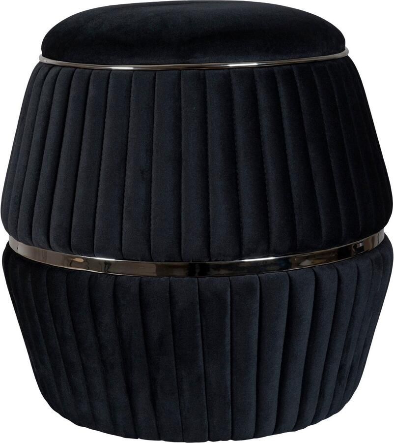 Kayoom Zithocker Kruk Doric trendy look esthetische kleurstelling mooie stiksels comfortabel hoogwaardig onderhoudsvriendelijk in veel ruimtes thuis (1 stuk) - Foto 2