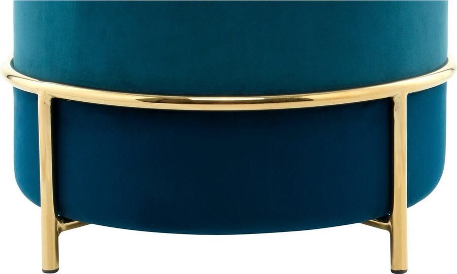 Kayoom Zithocker Kruk Matilda 125 comfortabele ronde vorm gezellige designkruk (1 stuk) - Foto 3