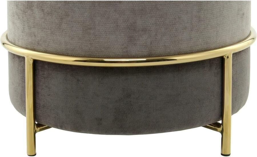 Kayoom ZitHocker Matilda 225 comfortabele ronde vorm gezellige design-hocker (1 stuk) - Foto 4