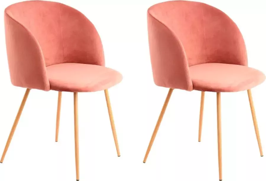Home24 Gestoffeerde stoelen Celina(set van 2 ) Kayoom