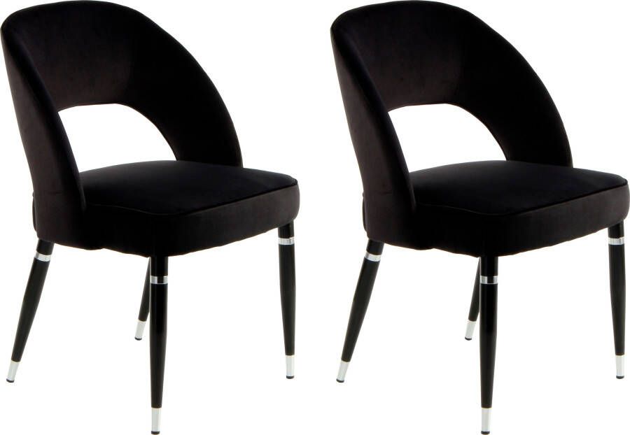 Kayoom Stoel Courtney 525 2-delige set 2-delige set stoelen comfortabel zitgevoel (set 2 stuks)