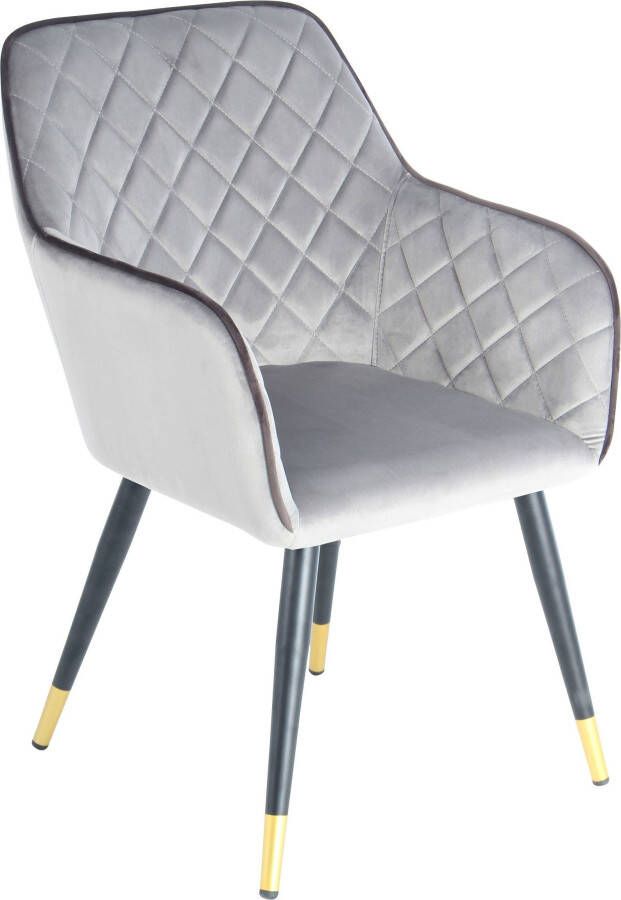 LaleeAvenue Vietavie stoel Amino 525 grijs donker grijs