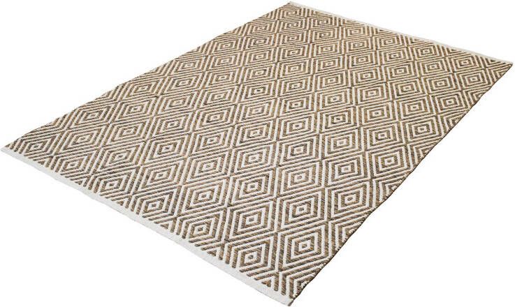 Kayoom Beige vloerkleed 120x170 cm Symmetrisch patroon Geruit Modern - Foto 5