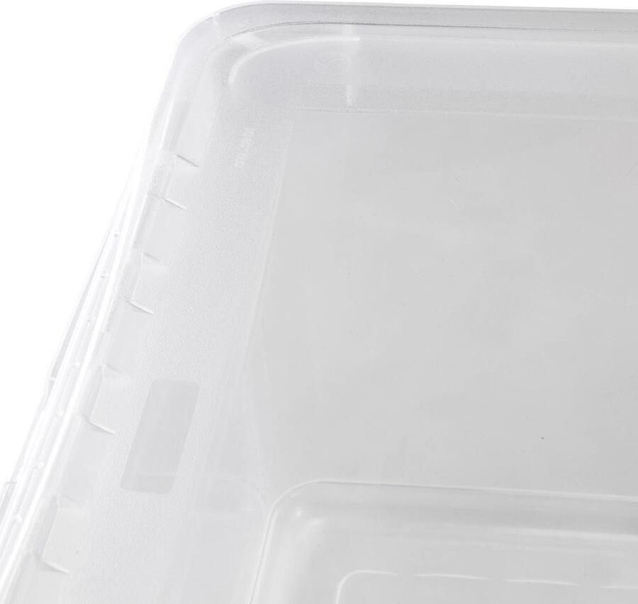 Keeeper Opbergbox Bea clearbox met Air Control-systeem 3 x 18 l stapelbaar 39 x 33 5 x 18 cm (set 3 stuks) - Foto 4