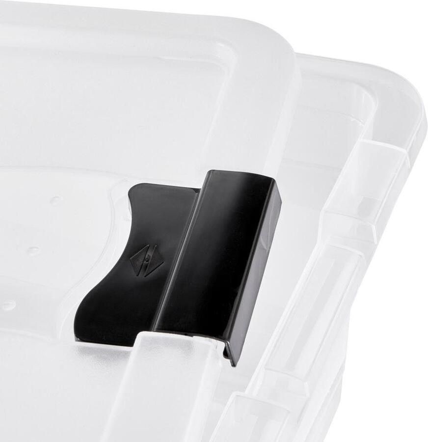 Keeeper Organizer CORNELIA Opbergbox 12 L met deksel grendelslot (set 3-delig) - Foto 2