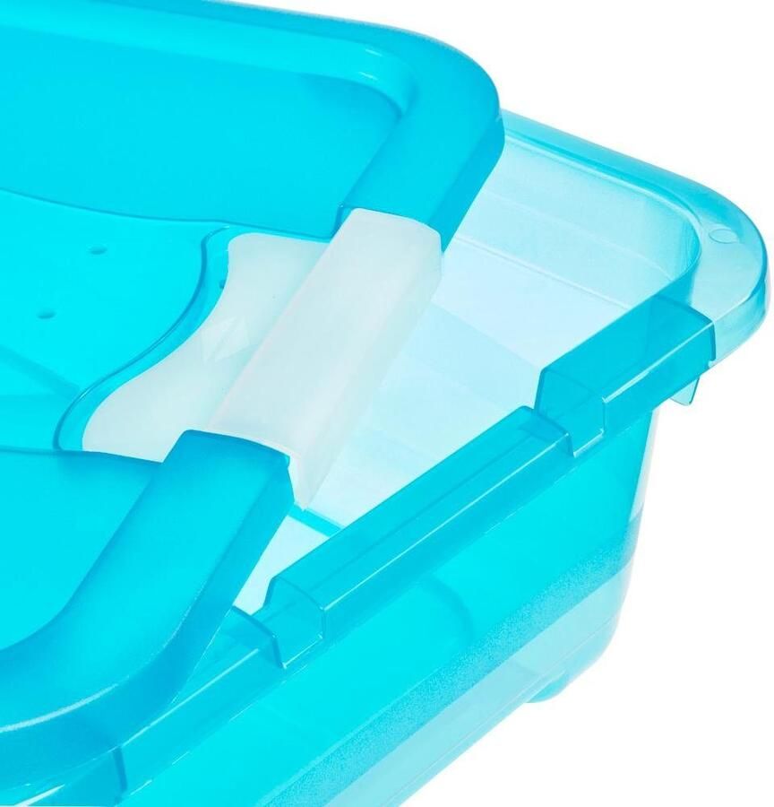 Keeeper Organizer CORNELIA Opbergbox 28 L met deksel grendelslot (set 2-delig) - Foto 2