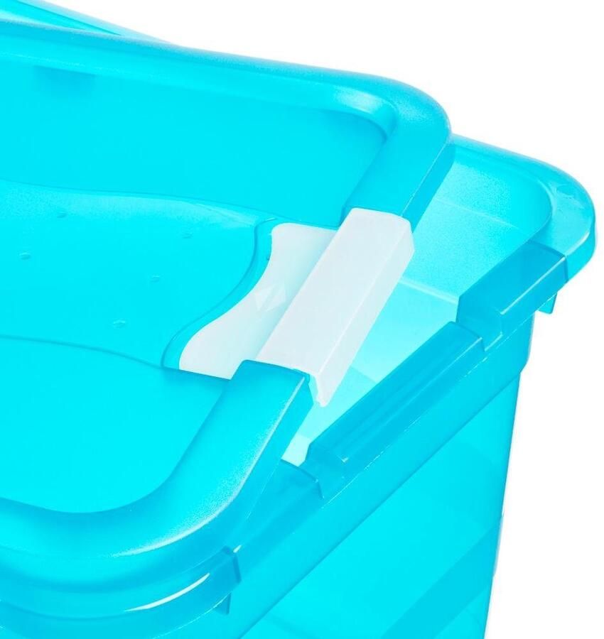 Keeeper Organizer CORNELIA Opbergbox 52 L met deksel en grendelslot kunststof (set 2-delig) - Foto 2