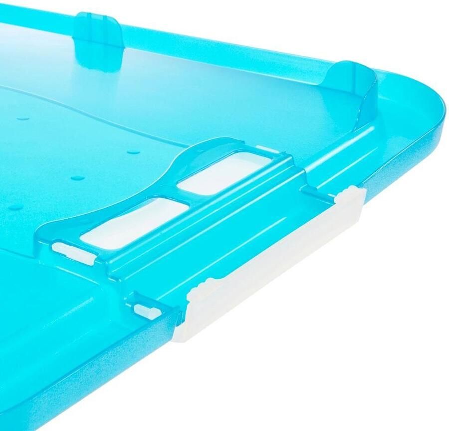 Keeeper Organizer CORNELIA Opbergbox 52 L met deksel en grendelslot kunststof (set 2-delig)