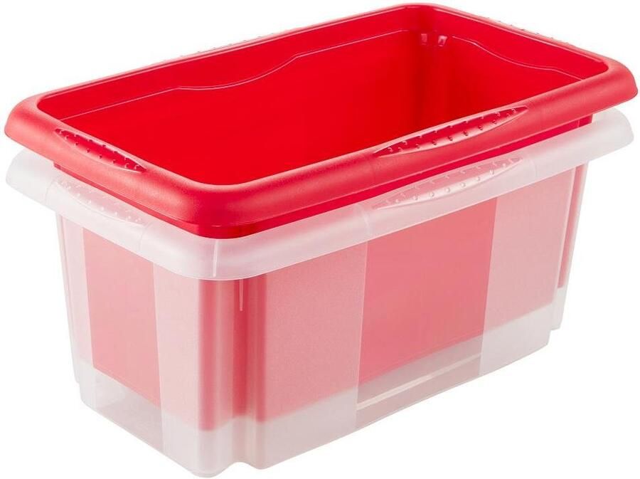 Keeeper Organizer Emil Opbergbox 7 L met deksel hoogwaardige kunststof (set 4-delig) - Foto 3