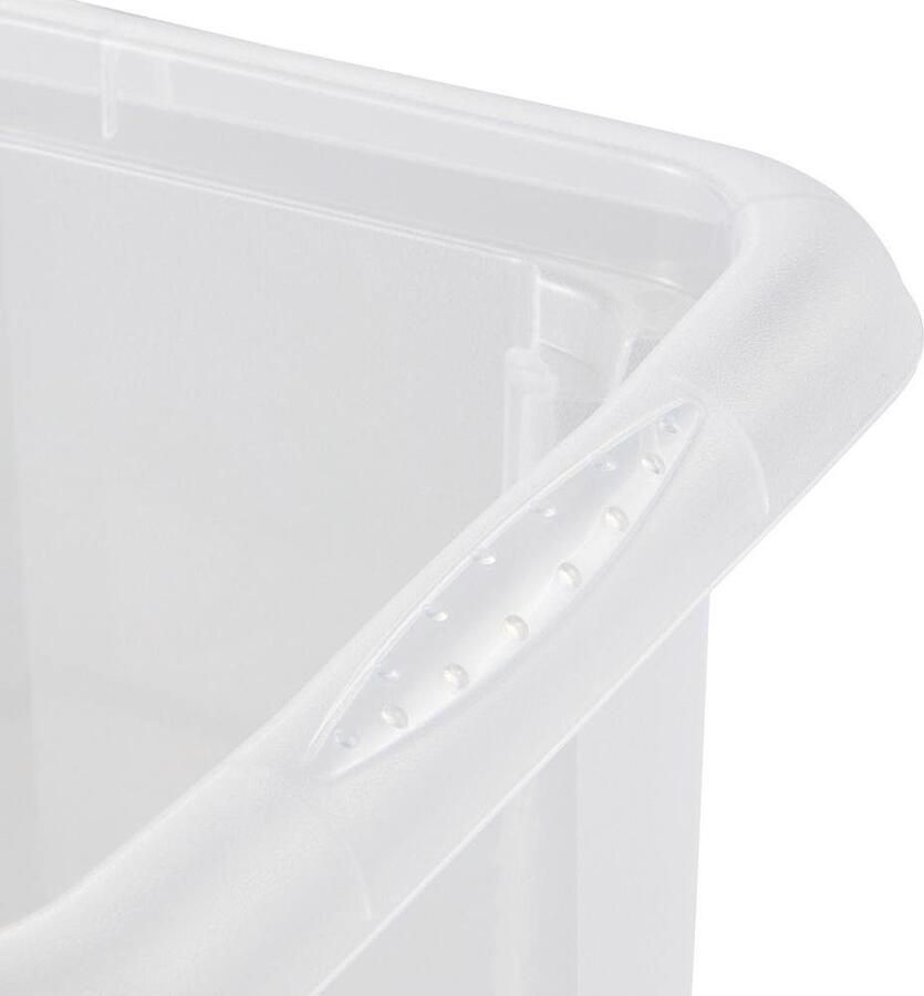 Keeeper Organizer Emil Opbergbox 7 L met deksel hoogwaardige kunststof (set 4-delig) - Foto 2