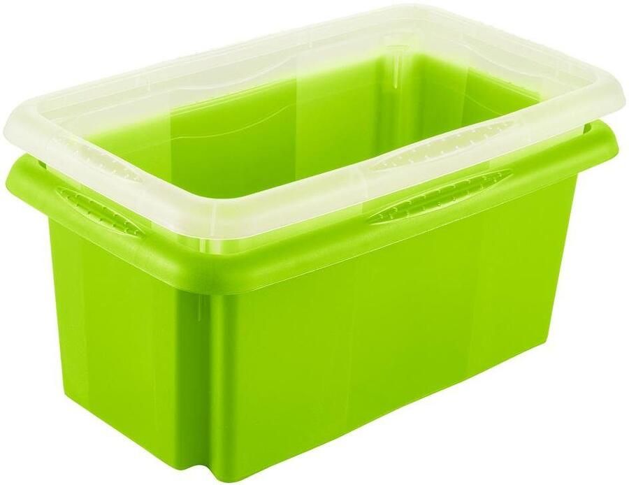 Keeeper Organizer Emil Opbergbox 7 L met deksel hoogwaardige kunststof (set 4-delig) - Foto 3